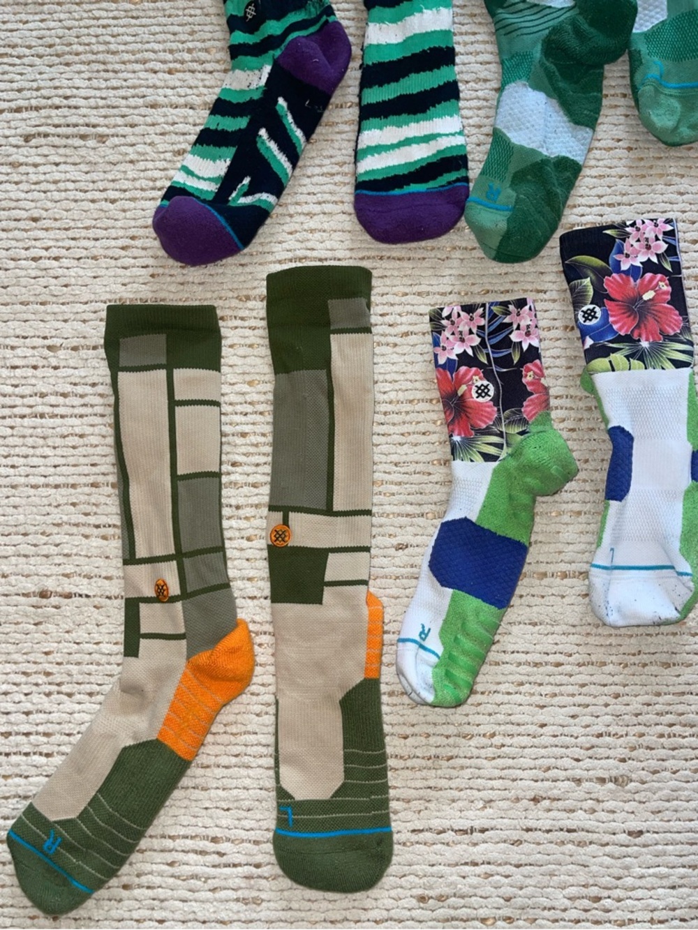 Stance sock lot of 7 pair - Picture 3 of 7